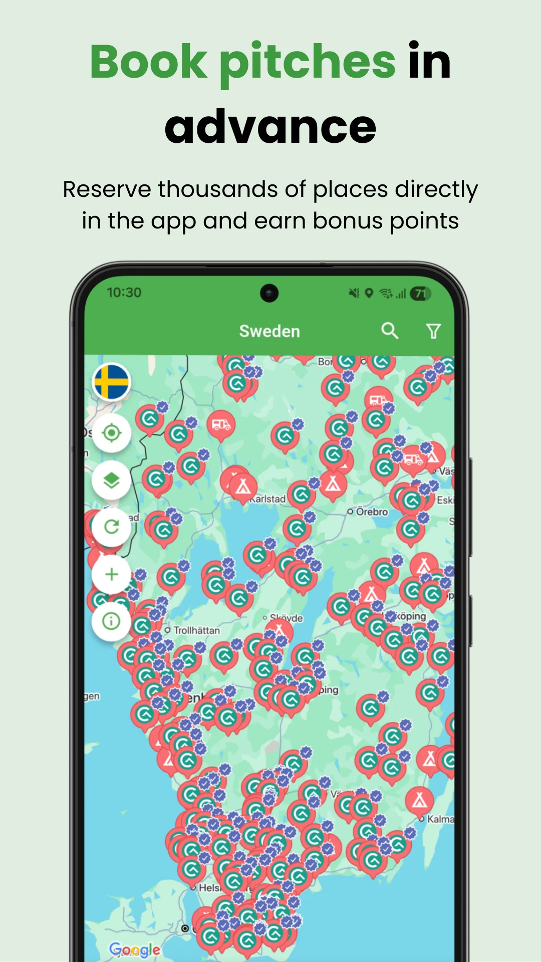 Stellplatz Europe screenshot