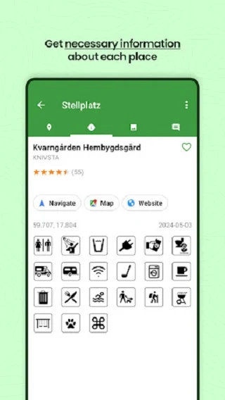 Stellplatz Europe screenshot